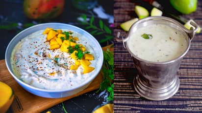 Raw mango and yogurt raita for instant summer relief