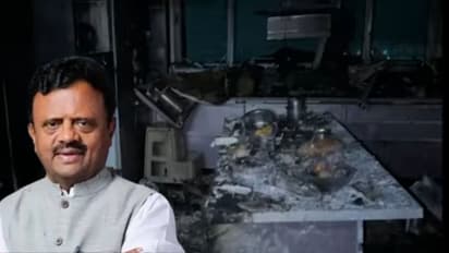 fire at rajendra shingne home