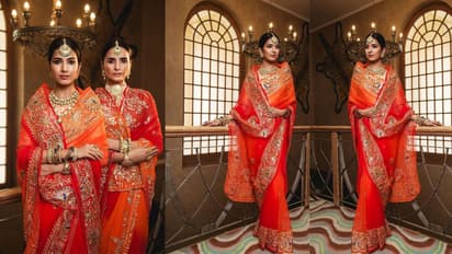 Latest gota patti saree design for wedding season