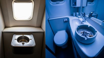 why ashtrays are keep in airplane toilets