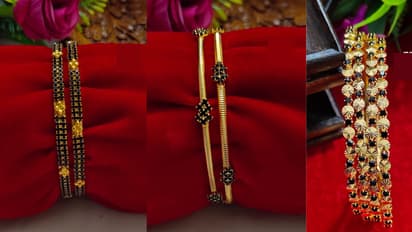 Traditional mangalsutra bangle with modern twist