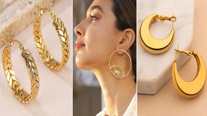 Big Size Gold Hoops Earrings Chic Designs