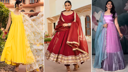 Best Dupatta Anarkali Suit Set for Rakhi 2025