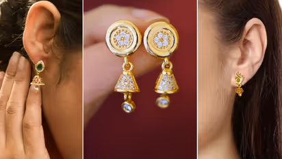 Gold Mini Jhumka Designs Small Size Ideas