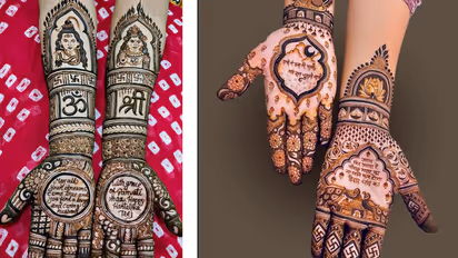 hartalika Teej mehndi design 1