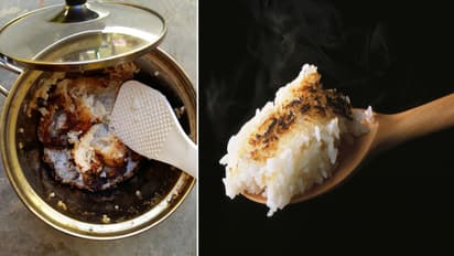 Easy tricks to save burnt rice