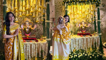 Dhanashree-Verma-Ganpati-darshan