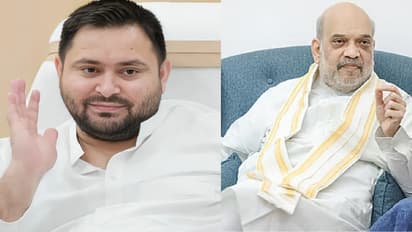 Tejashwi yadav and Amit shah