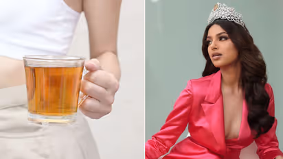 Harnaaz Sandhu secrets is plenty water with pinch of salt for weight loss 