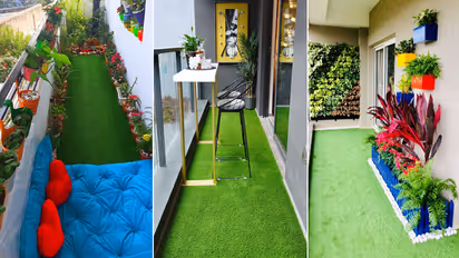 Balcony Turn into Mini Garden Cafe under 2000 Before Diwali