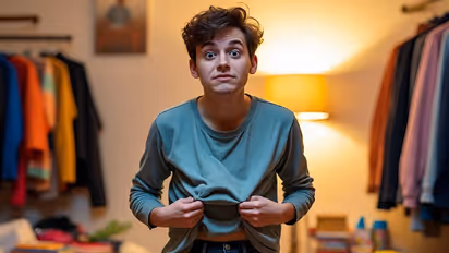 wearing clothes inside out significance