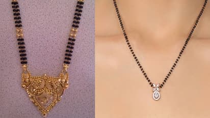 black beads in Mangalsutra