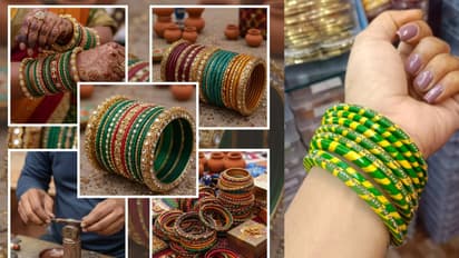 Traditional laah bangles