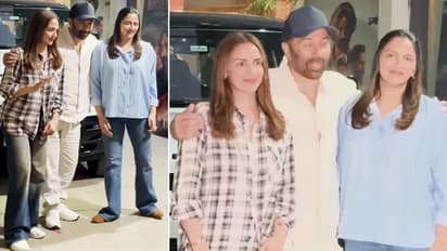 Sunny Deol With Esha Ahana Deol