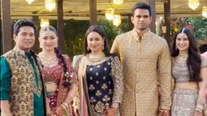 Arjun tendulkar saaniya chandhok mehendi pic