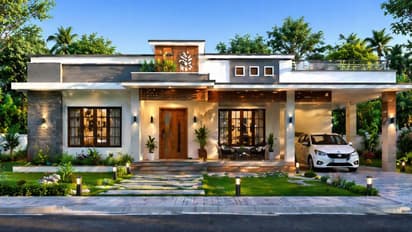 single floor house design