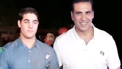 akshay kumar with aarav