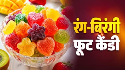homemade colorful fruit candy