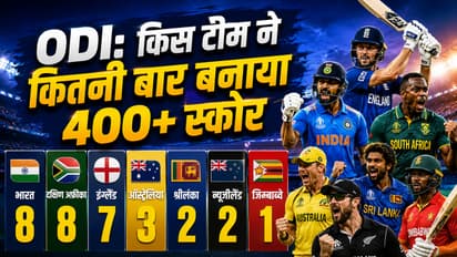 odi most 400 plus score