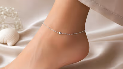 Silver Chain Anklet