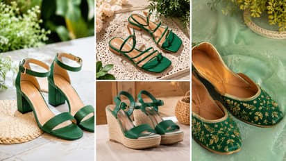 green footwear