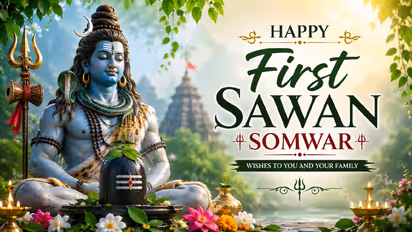Happy First Sawan Monday 2026 Wishes