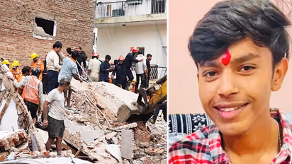 delhi building collapse arpit