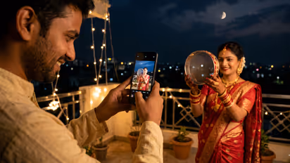 Karwa Chauth Photo Hack