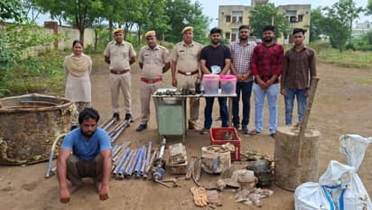 drug factory raid narcotics network 2025