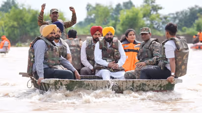 heavy rain in punjab CM Bhagwant Mann shared pictures of the flood 
