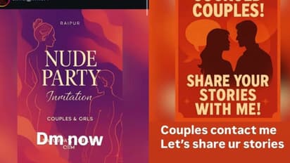 nude party poster raipur