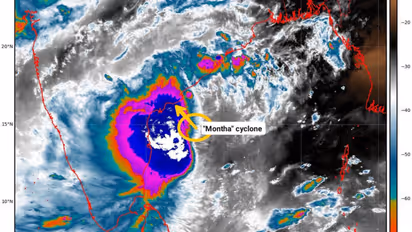 cyclone montha landfall kakinada