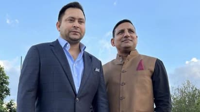Tejashwi Yadav and MP Sanjay Singh