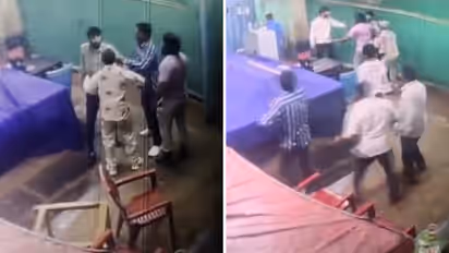 Karnataka crime Belagavi Gymkhana Club shooting Man survives assassination attempt after pushing away gunmen
