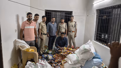 36626 packets of banned pan masala seized in kasaragod youth arrested