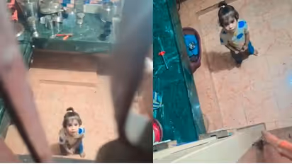 Kid Locks Herself In Kitchen