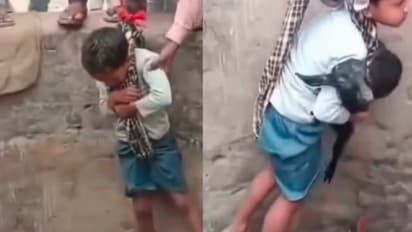Bihar Boy Ropes Down 40 Foot Well to Save Baby Goat