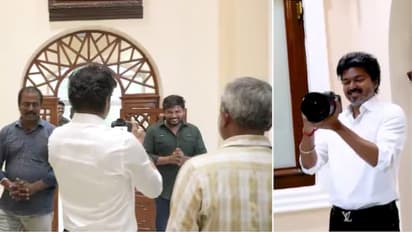 Tamil Nadu Chief Minister Vijay surprised press photographers with a memorable gesture