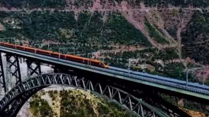 Vande Bharat Makes History At 100 Kmph On Chenab Bridge