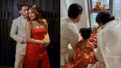 Priyanka, Nick, celebrates Diwali with daughter