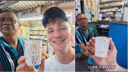 US Traveller’s ₹80 Kolkata Stop Gets Unexpected Twist As Artist Turns Him Into A Cartoon
