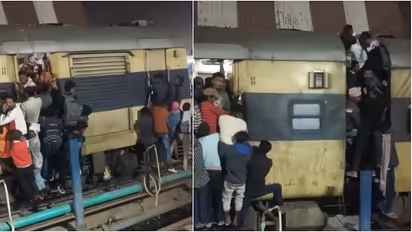 Passengers Cling To Moving Train’s Doors, Squeeze Between Coaches As Some Ride On Roof In Bihar