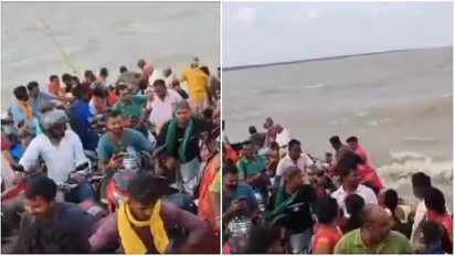 Passengers And Bikes Packed Onto Boat Sway Across Ganga, Viral Video Sparks Safety Concerns
