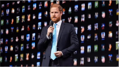 Prince Harry's AI Speech Interrupted By Teleprompter Glitch Leaving Him To Ask 'And That's It?'