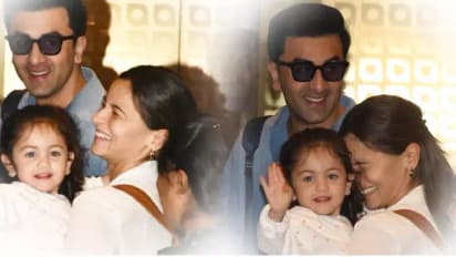 Raha Kapoor along with alia