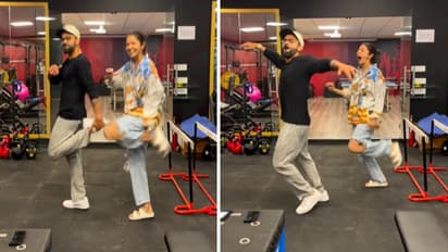 Viral video of Virat Kohli and Anushka Sharma showing dancing skills