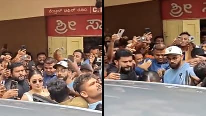 Virat Kohli gets angry on fan coming close to Anushka Sharma 