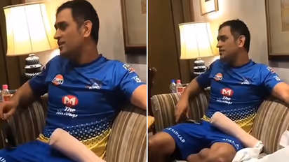 MS Dhoni singing viral video