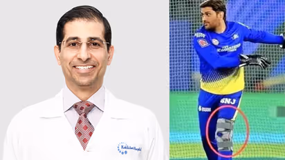 MS Dhoni knee surgery