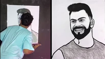 Virat-Kohli-portrait-by-using-tongue